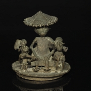 仪式器皿“库杜”，非洲，20世纪