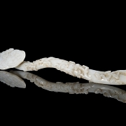 Cetro ruyi de jade blanco 