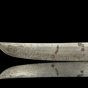 'Shuangdao’ silver-plated metal sword, 20th century - 4