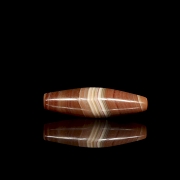 Cuenta Dizi de ágata roja, dinastía Liao