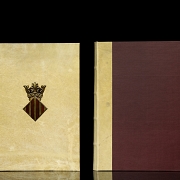 Facsimile of ‘Llibre del consolat de mar’, 1977