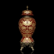 Large red vase, Louis XV style, 20th century - 1