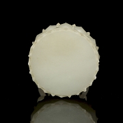 Figura de jade blanco