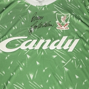 Liverpool Football Club 1981-1984 goalkeeper shirt, Bruce Grobbelar, signed and certified. - 1