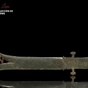 Ceremonial jade leaf ‘Gui’, Shang dynasty