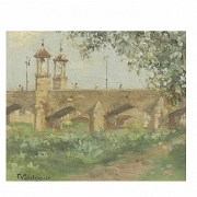 维德盖尔 F. Verdeguer（20世纪）《图里亚河河床》