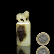 Sello de jade blanco 