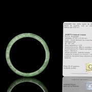 Brazalete de jadeíta tallada, s.XX