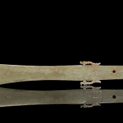 Hoja ceremonial de jade