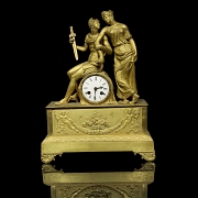 Reloj de sobremesa estilo Imperio, Francia, s.XIX
