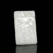Placa de jade blanco de Hetian 