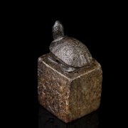 Carved jade seal ‘Turtle’, Qing dynasty