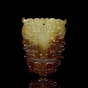 Placa de jade tallado