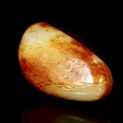 Carved jade stone “Poem and scene,” Qing dynasty