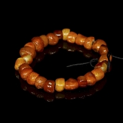 Pulsera de veintisiete cuentas de ágata, dinastía Zhou