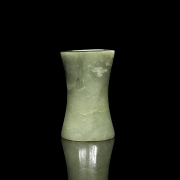 Colgante de jade tallado, cultura Qijia