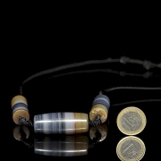 Colgante de tres cuentas 