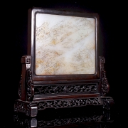 Panel de jade blanco de Hetian