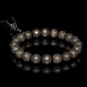 Mala de cuentas de madera