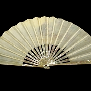 Fan “Gallant Scene,” signed by Luis Mariano (1914–1970)