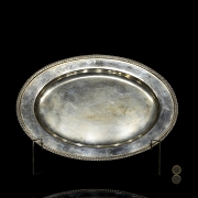 Reed & Barton 镀银托盘，“Buckingham”，约 1950 年 - 6