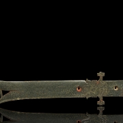 Hoja ceremonial de jade 