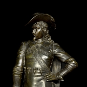 Pareja figuras de bronce 