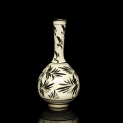 Jarrón de cerámica esmaltada 