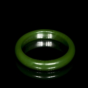 Esclava de jade verde espinaca, s.XX