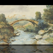 费尔南多·马丁内斯·切卡 Fernando Martínez Checa（1858–1933）《亚平宁山脉风光》