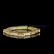 Colgante de jade amarillo, dinastía Zhou