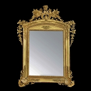 Large Louis XVI style mirror, 18th-19th century