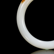 Hetian white jade bracelet, Qing dynasty