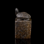 Carved jade seal ‘Turtle’, Qing dynasty
