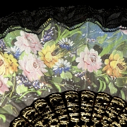 两把扇子，《花与景》，20世纪