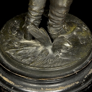 Pareja figuras de bronce 