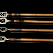 Cuatro flechas japonesas punta de cerezo 