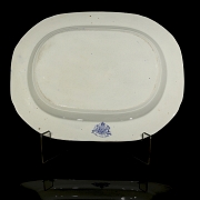 英国陶瓷托盘，“皇家石瓷”，19世纪