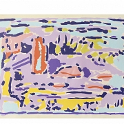 Juan Antonio Aguirre (1945-2016)  'Abstract composition'