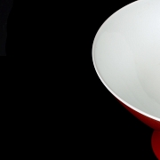 Porcelain cup with two-colour glaze, with Yongzheng mark