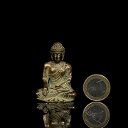 Gilded bronze figure ‘Shakyamuni’, Qing dynasty - 6
