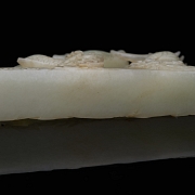 Figura de jade blanco