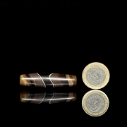 Cuenta Dizi de ágata natural tallada, dinastía Liao