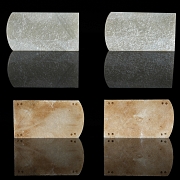 Conjunto de placa de cinturón de jade Dinastía Ming