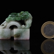 Doble sello de jadeíta