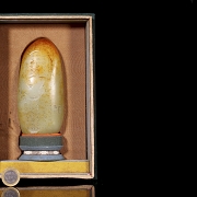 Piedra de jade tallada