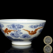 Cuenco de porcelana esmaltada