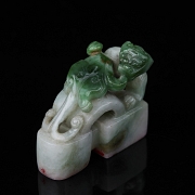 Doble sello de jadeíta