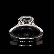 Sortija de oro blanco con diamante Fancy Yellow, 1.53 ct, certificado HRD