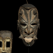 Pareja de máscaras africanas, s.XX